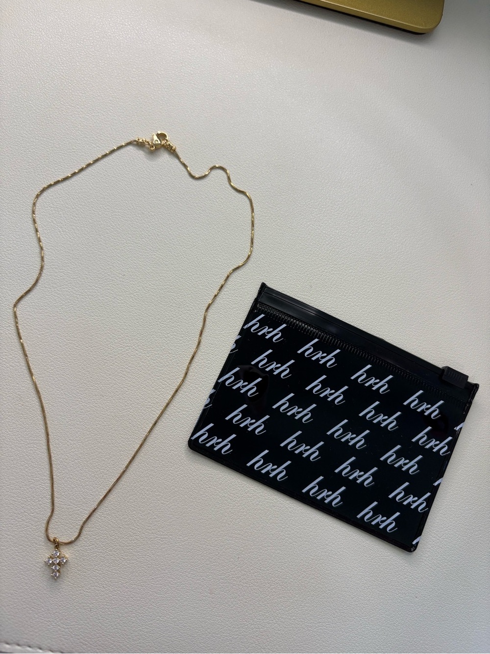 HRH Collection Twinkle cross necklace